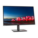 68,6cm/27" (2560x1440) Lenovo ThinkVision T27h-30 16:9 FHD IPS 60Hz 4ms HDMI DP USB-C Pivot Black