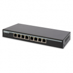 DIGITUS 8-Port 10/100/1000 Mbps PoE Gigabit Desktop Switch