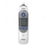 Fieberthermometer ThermoScan 7+ (wei/blau, Infrarot-Ohrthermometer)