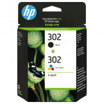 HP 302 2-pack Black/Tri-colour Original Ink Cartridges Schwarz, Cyan, Magenta, Gelb 3.5,4ml 170Seiten 150Seiten