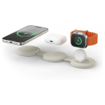 OntheGo Wireless Charger mit QI2, Sand, 3 in 1, 15W, ST-QTG31W