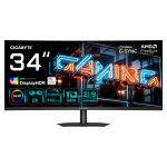 86,4cm/34" (3440x1440) GIGABYTE MO34WQC36 Curve WQHD QD-OLED 0,03ms 360Hz HDMI DisplayPort USB-C USB HDR VESA Speaker