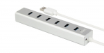 Unitek HUB 7x USB3.0 ALU. WITH POWER SUPLY; Y-3090