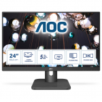 60,5cm/23,8'' (1920x1080) AOC 24E1Q 16:9 5ms IPS HDMI VGA DisplayPort VESA Speaker Full HD Black