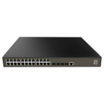 Switch 24x GE GEL-2871 4xGSFP 19"