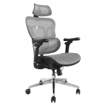 Equip Ergonomischer B&uuml;rostuhl+Kopf/Armst&uuml;tzen grau lite Retail