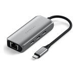 Satechi USB-C 4-Port Hub with 2.5 Gigabit Ethernet space grey