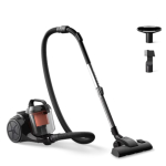 Philips | Vacuum cleaner | XB1142/10 1000 series | Bagless | Power 800 W | Dust capacity 1.3 L | Rich black/Coral moody