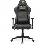 COUGAR Gaming-Stuhl Armor One V2 Gold, Schwarz