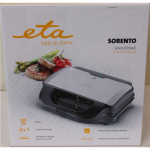 Renew. ETA | 4 in 1 sandwich maker | ETA315190010 | 900 W | Number of plates 4 | Number of pastry 2 | Black/Stainless steel | DAMAGED PACKAGING