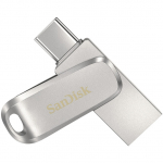 STICK 64GB USB 3.1 Sandisk Ultra Dual Drive Luxe Type-C silver