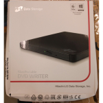 Renew. H.L Data Storage Ultra Slim Portable DVD-Writer | GP57EB40 | Interface USB 2.0 | DVD&plusmn;R/RW | CD read speed 24 x | CD write speed 24 x | Black | DAMAGED PACKAGING | Desktop/Notebook