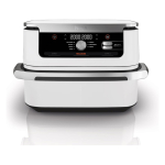 Ninja AF500EUWH Foodi FlexDrawer 10,4L Hei&szlig;luftfritteuse Wei&szlig;