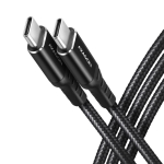 CABLE USB-C TO USB-C 1M 60W/HQ BLACK BUCM-CM10AB AXAGON