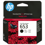 HP 653 BLACK ORIGINAL INK