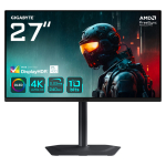 68,6cm/27" (3840x2160) GIGABYTE MO27U2 4K QD-OLED 0,03ms 240Hz HDMI DisplayPort USB-C USB HDR VESA Speaker Pivot