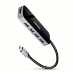 AXAGON SuperSpeed USB-C Combo 6in1 Hub | HMC-6H4A HMC-6H4A