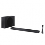 Sharp 2.1ch Ultra-slim Dolby Atmos/DTS Virtual: X Soundbar with Wireless Subwoofer | HT-SBW320 | 360 W | Bluetooth | Wireless connection | Black