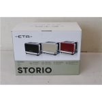 SALE OUT. ETA ETA916690040 STORIO Toaster, Power 930 W, 2 slots, Stainless steel, Beige | ETA | Storio Toaster | ETA916690040 | Power 930 W | Housing material Stainless steel | Beige | DAMAGED PACKAGING, DEMO