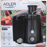 Renew. Adler AD 4132 Juicer, Dark Inox | Adler AD 4132 | Type Juicer maker | Dark Inox | 800 W | Number of speeds 3 | DAMAGED PACKAGING