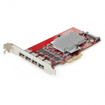 STARTECH.COM 4-Port USB-A PCIe Card USB 3.2 10Gbps PCI Express 3.0 Expansion Card 4x Independent USB Controllers Windows/Linux