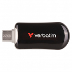 STICK 256GB Verbatim Plectra Black USB-C Flash Drive 30226