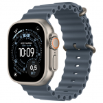 Apple Watch Ultra 3 Titanium Cellular 49mm Natur (Ocean Armband maritimblau)
