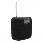 Pure Woodland Mini wasserdichter Outdoor-Lautsprecher mit FM/DAB+ Radio, schwarz