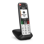 EASY 500 schwarz DECT Seniorentelefon 5,8 cm 2,2 Zoll TFT Farbdisplay SOS-Taste optische Anrufsignalisierung Telefonbuch
