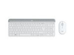 LOGITECH Slim Wireless Keyboard and Mouse Combo MK470 - OFFWHITE - US INTNL - INTNL