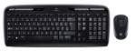 Logitech Mouse and keyboard set 920-003989 / MK330 Black