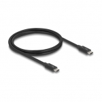 Delock Thunderbolt&trade; 4 Kabel 40 Gbps PD 3.1 240 W 1 m schwarz