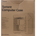 Renew. Fractal Design Torrent Black RGB TG | Fractal Design | Torrent Black RGB TG Light Tint | Torrent Black RGB TG | ATX | Black | DAMAGED PACKAGING