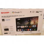 Renew. Sharp 50JP7265E 50" (126cm) 4K Ultra HD QLED MiniLED Google TV | Renew. Sharp 4K QLED MiniLED TV | 50JP7265E | 50 | Smart TV | Google TV | UHD | Silver | DAMAGED PACKAGING
