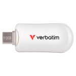 STICK 512GB Verbatim Plectra White USB-C Flash Drive 30231