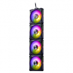 K COOLER XPG Hurricane MAG 120 ARGB PWM L&uuml;fter 120mm schwarz 4er Pack