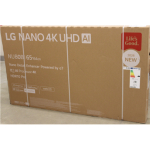 Renew. LG 65NU800B3LA 65" (164 cm) 4K NANO UHD Smart TV | Renew. | LG NANO 4K AI TV | 65NU800B3LA | 65 | Smart TV | webOS | UHD | Black | DAMAGED PACKAGING
