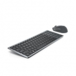 Dell Wireless Keyboard and Mouse KM7120W - Keyboard and mouse set - wireless - 2.4 GHz, Bluetooth 5.0 - QWERTY - ENG/RUS - titan grey