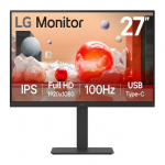 68,6cm/27" (1920x1080) LG 27BA650-B 16:9 FHD IPS 5ms 100Hz HDMI DP USB-C Speaker Pivot Black