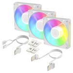 ARCTIC BioniX P14 A-RGB White 3er-Pack | Geh&auml;usel&uuml;fter