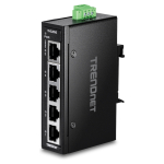 TRENDnet TI-ELC50 5-Port Ethernet Mini Switch Industrial DIN-Rail