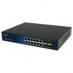 ALLNET Switch full managed Layer2+ 16 Port &bull; 12x GbE &bull; PoE Budget 130W &bull; 8x PoE at &bull; 4x Giga LAN &bull; 4x SFP+ &bull; 19 &bull; ALL-SG8616PMJ-10G