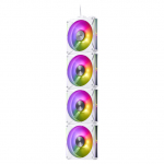 K COOLER XPG Hurricane MAG 120 ARGB PWM L&uuml;fter 120mm wei&szlig; 4er Pack