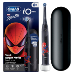 Oral-B iO Kids 6+ Spiderman Elektrische Zahnb&uuml;rste inkl. 1 Aufsteckb&uuml;rste, 1 Reise-Etui