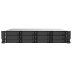 QNAP 12-Bay-Rackmontage-NAS AMD Ryzen V1000 Serie V1500B 4C/8T 2,2GHz 8GB DDR4-RAM 2x2,5 GbE LAN optionale 10GbE und M.2