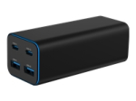 GEMBIRD 4-port 100 W GaN USB PowerDelivery fast charger black