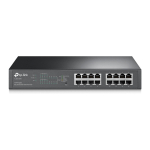 16P TP-LINK SG1016PE Metall POE+