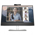 60,45cm/23,8'' (1920x1080) HP E24mv G4 Conferencing Monitor 16:9 5ms IPS HDMI VGA DisplayPort VESA Pivot Speaker Full HD Black/Silver