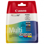 Canon Tinte CLI-526 4541B009 3er Multipack (CMY)