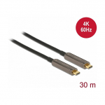 Delock Aktives Optisches USB-C&trade; Video Kabel 4K 60 Hz 30 m
